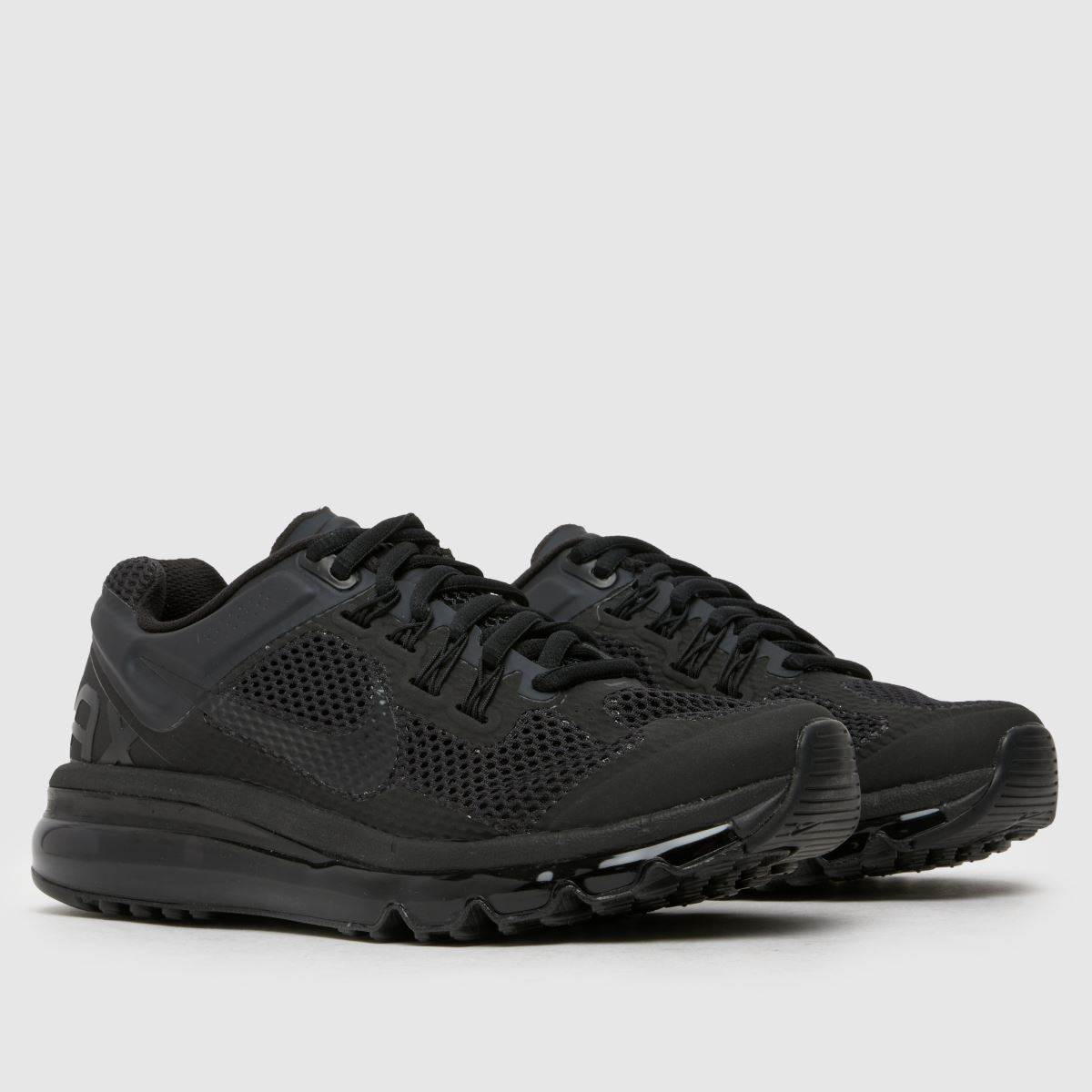 Nike svarta Air Max 2013 ungdomsskor