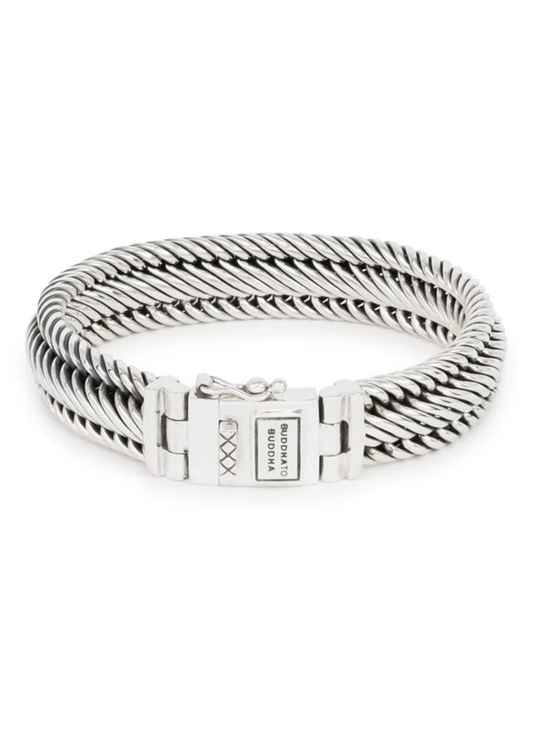 Buddha to Buddha Edwin Small silver link bracelet