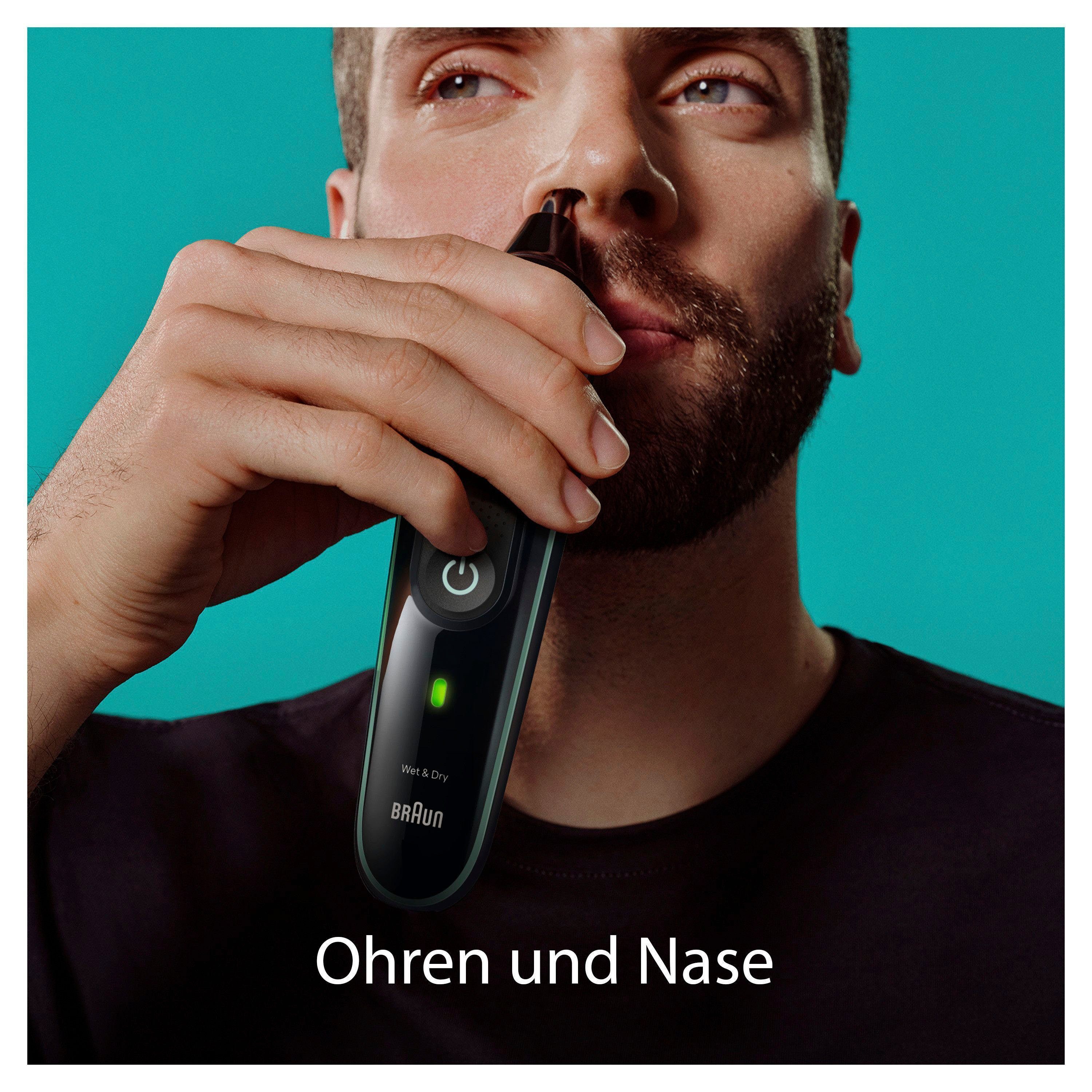 Braun Haarschneider All-In-One Styling Set MGK3441, Styling Set, Wasserdicht, 80 Min. kabellose Laufzeit