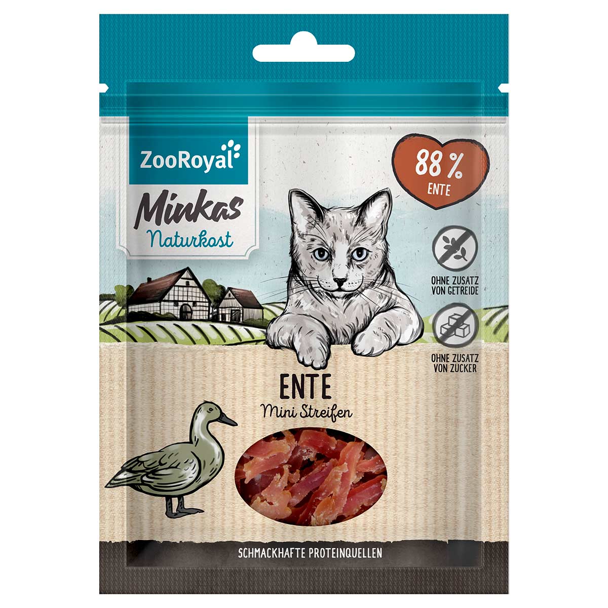 ZooRoyal Minkas Naturkost Mini Streifen Ente kaufen