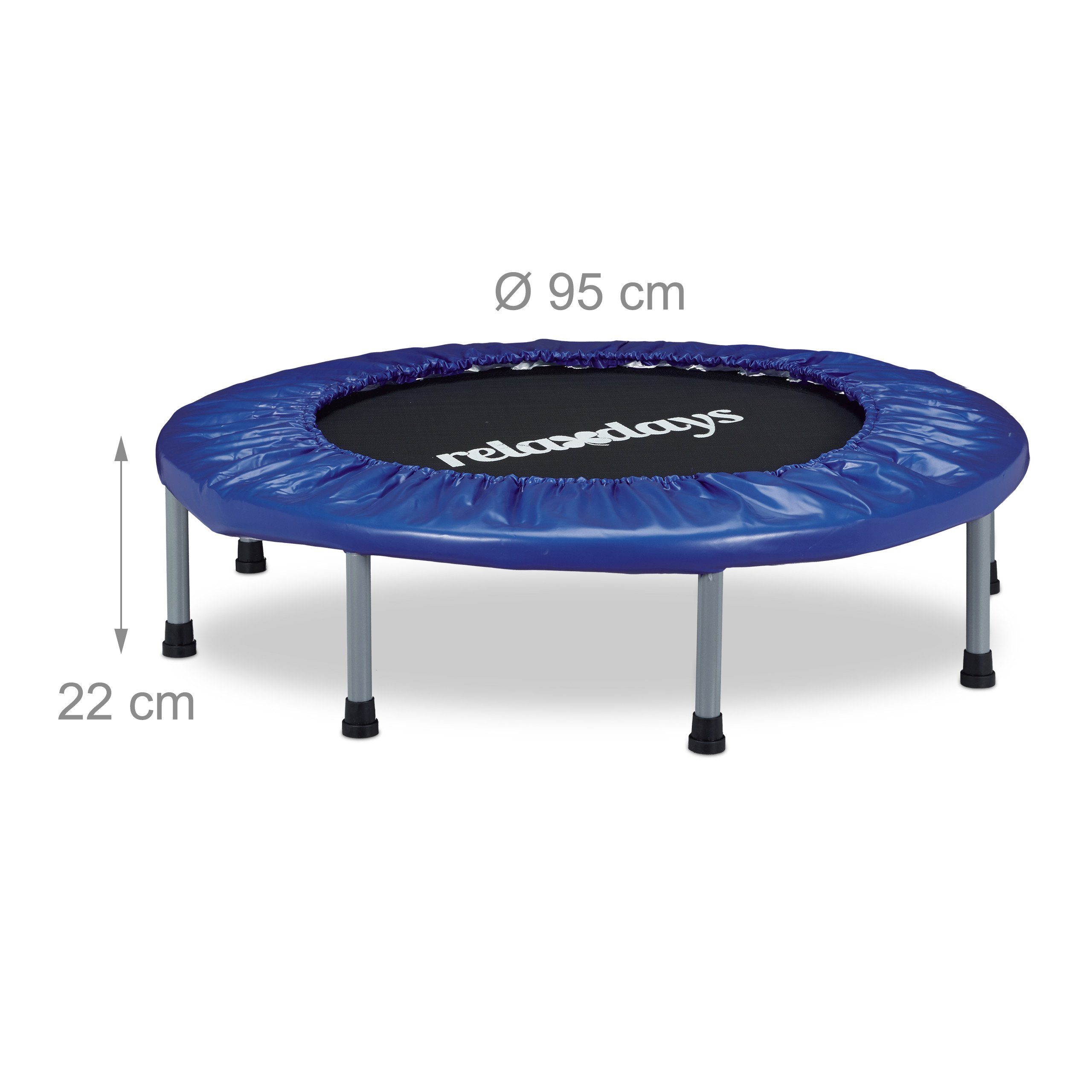 relaxdays Bodentrampolin Trampolin faltbar Indoor