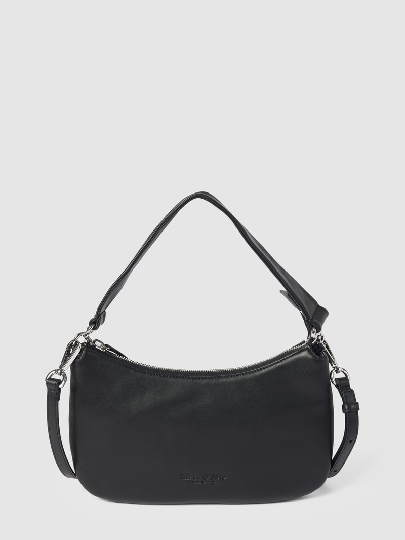 Handtasche mit kurzem Henkel Modell 'LILJA' in schwarz