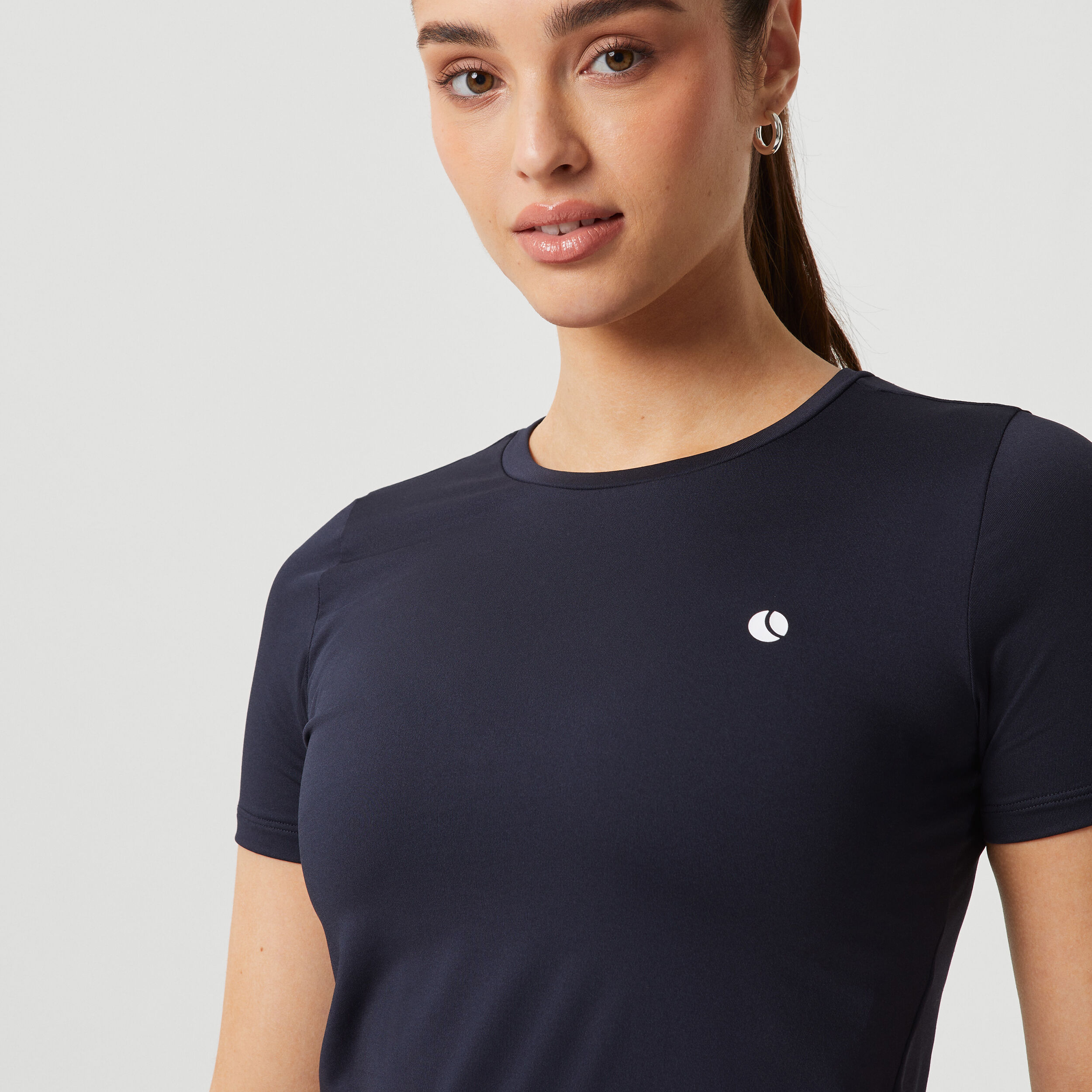 Ace Slim T-Shirt Damen - Dunkelblau