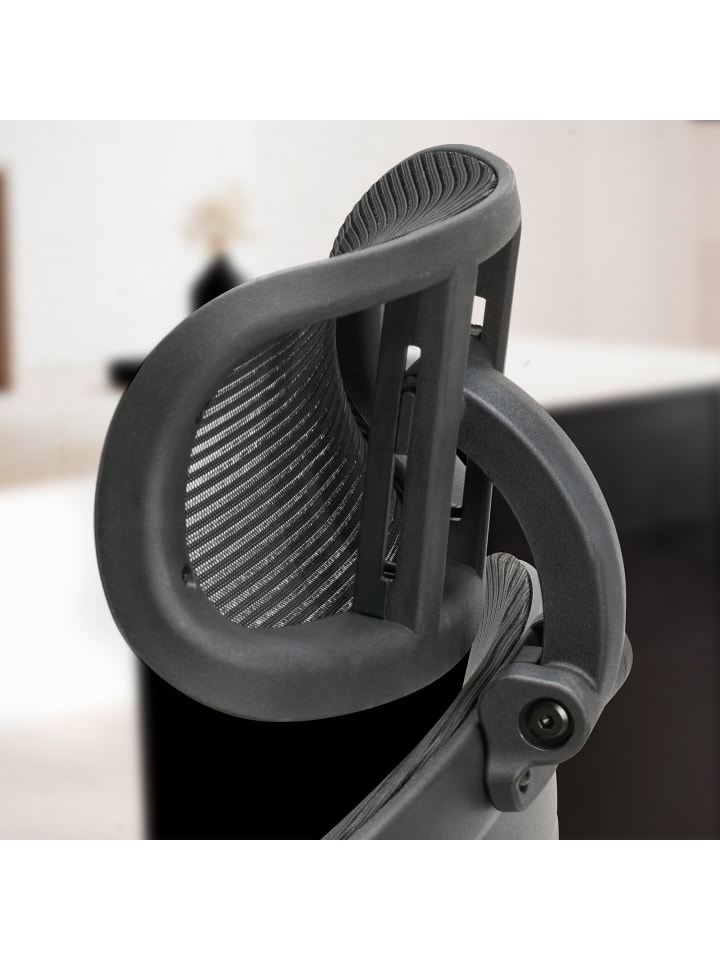 KADIMA DESIGN Bürostuhl mit Mesh-Bezug, Ergonomisch, Lordose & Kopfstütze, Büro günstig kaufen onesize