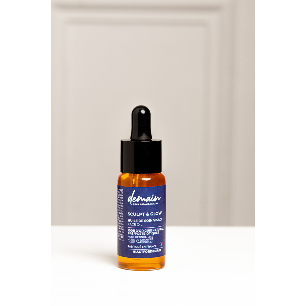 demain SCULPT&GLOW Huile de soin visage