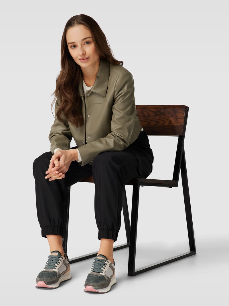 Sneaker im Colour-Blocking-Design Modell 'SEOUL' in dunkelgrau