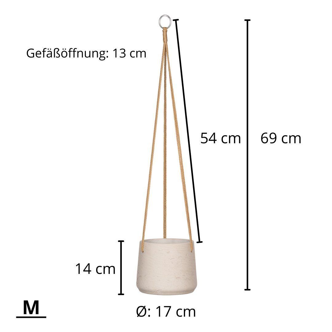 finestgreen Blumenampel Handgefertigte Blumenampel Hanging Patt