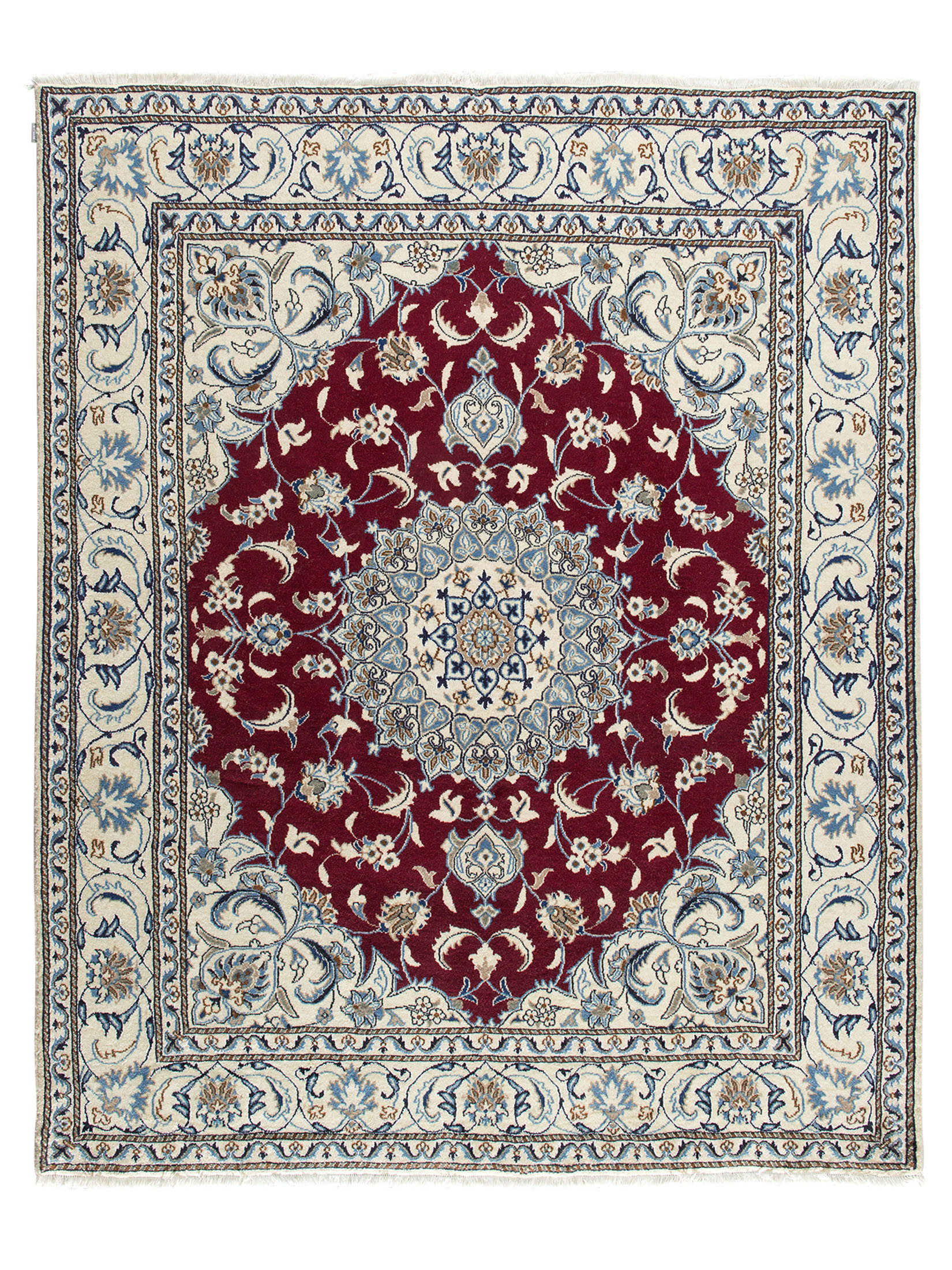 Kaschmar Nain 12 Lah ca. 200 x 240 cm, Unikat / Einzelstück