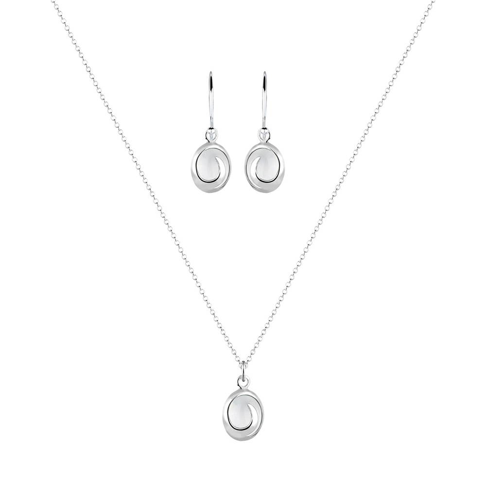 Elli Elli Ensemble de Bijoux Edelsteine 925 Sterling Silber Bijoux