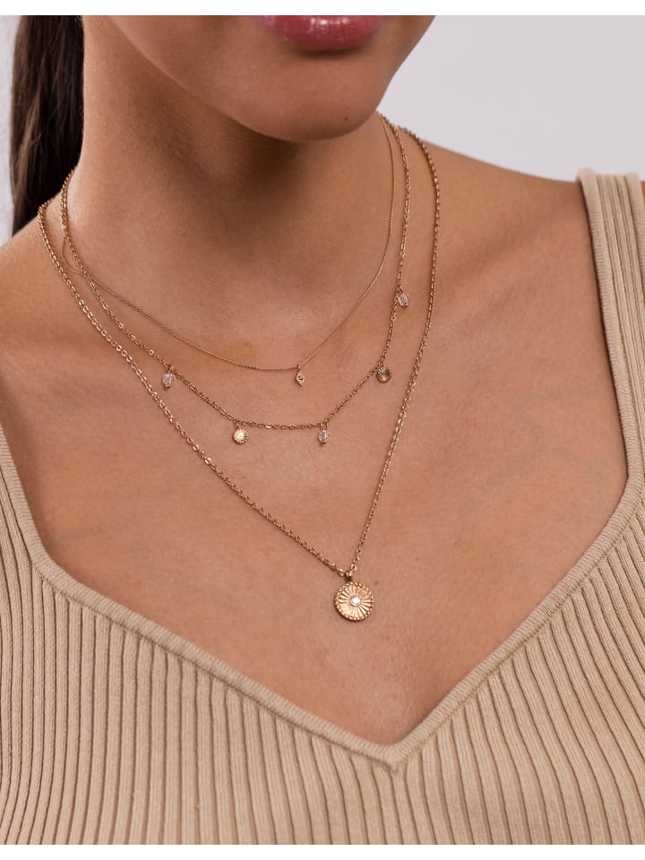 PURELEI Halskettenset Kaipo in Rosegold günstig kaufen onesize