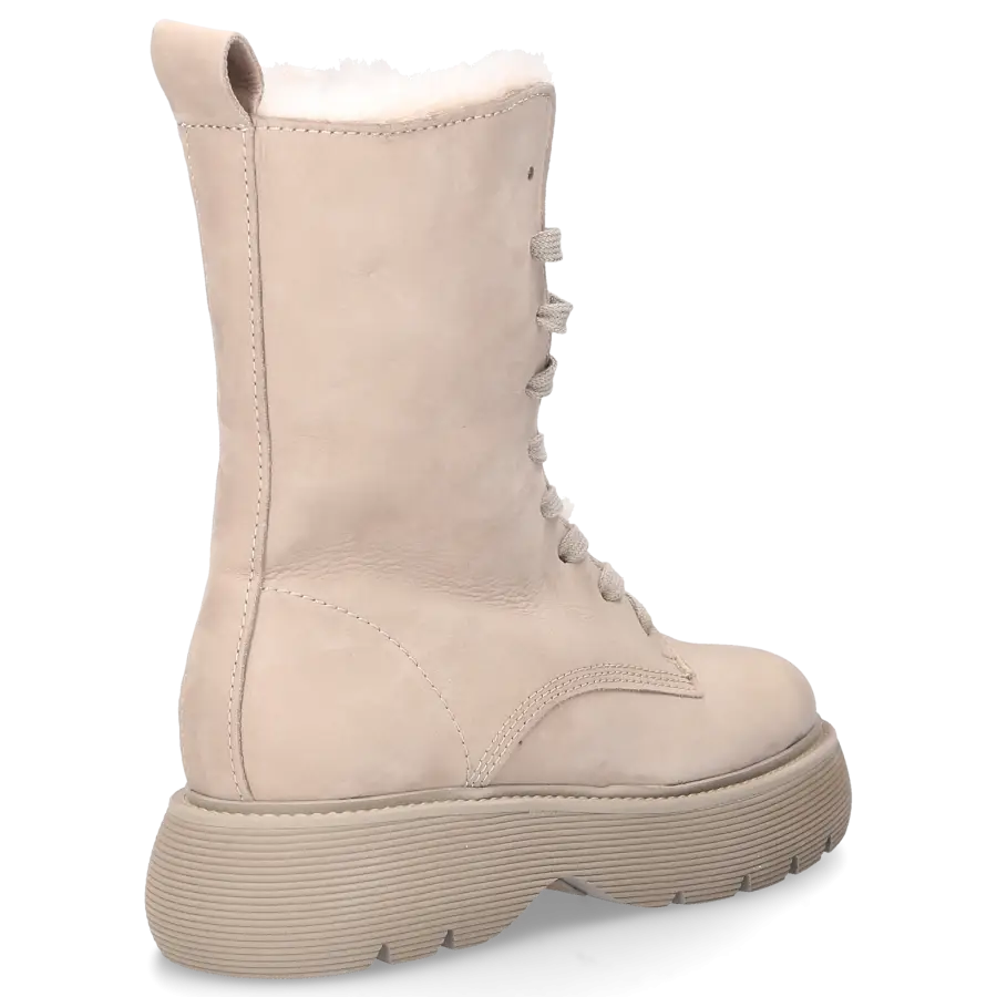 305 SOBE - Stiefeletten WEST gefüttert - beige