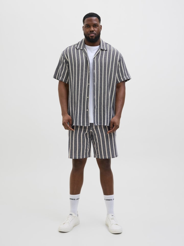 JACK & JONES PLUS Hemd in Ocean Cavern günstig kaufen