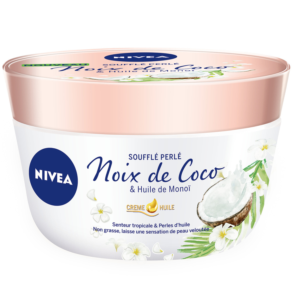 nivea Baume Soufflé Perlé Huile de Monoï et Noix de Coco Baume plaisir corps lait-huile