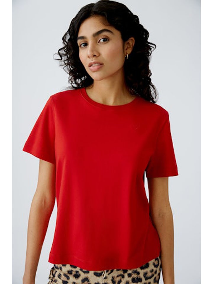 Oui Shirt in Rot günstig kaufen
