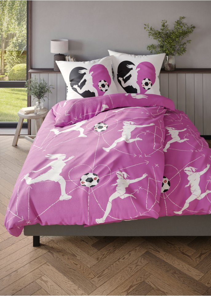 Bettwäsche mit Fußballdesign