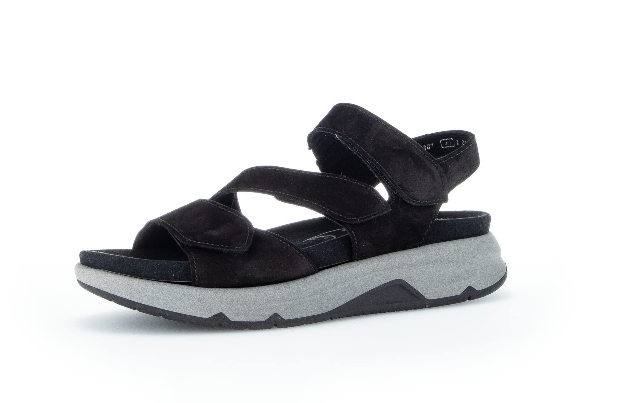 GABOR Komfort Sandalen schwarz