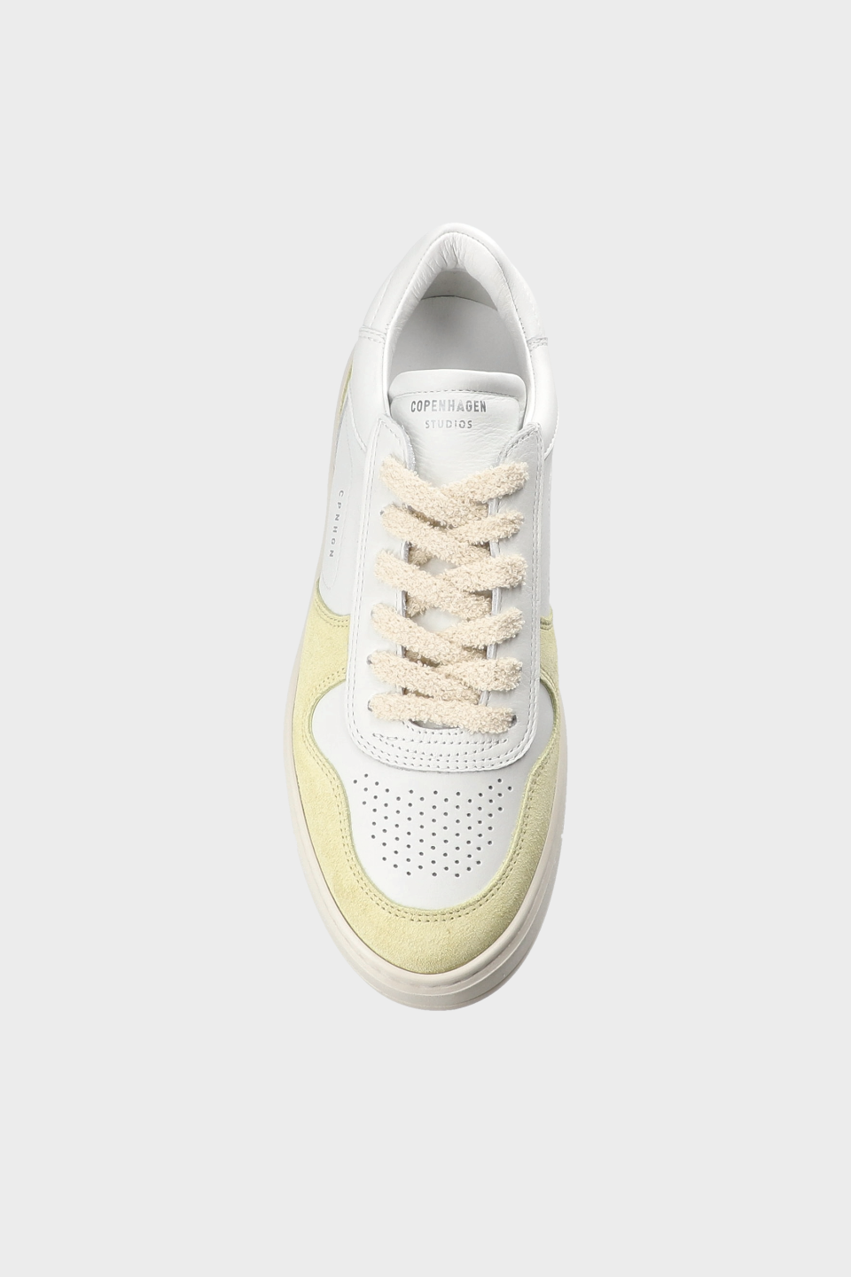 CPH75 leather mix white/yellow