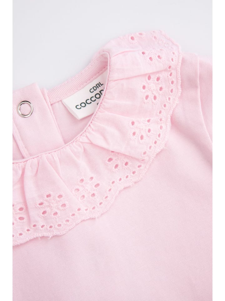 Coccodrillo Langarm-Body in gedämpftes Rosa günstig kaufen
