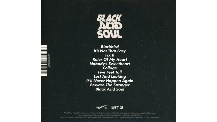 Black Acid Soul Softpak
