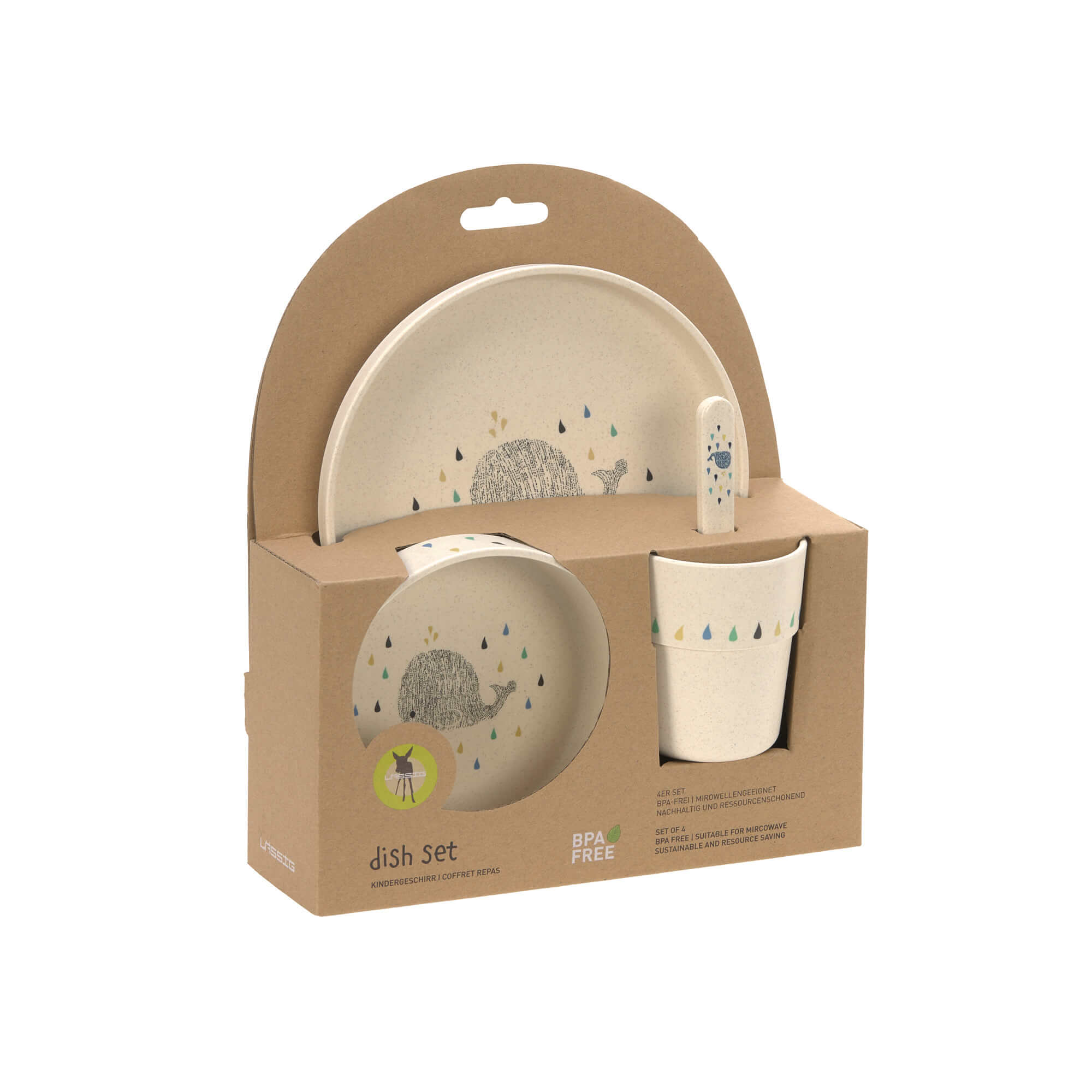 Kindergeschirr Set - Little Water, Wal