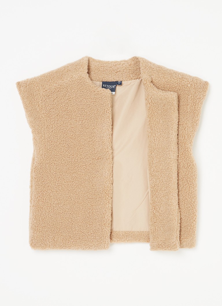 Return Jeans Moya waistcoat from teddy
