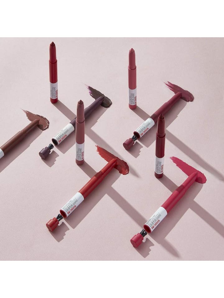 Maybelline Ink Crayon Matte Lippenstift 55 Make it Happen Rood 14 gr günstig kaufen onesize