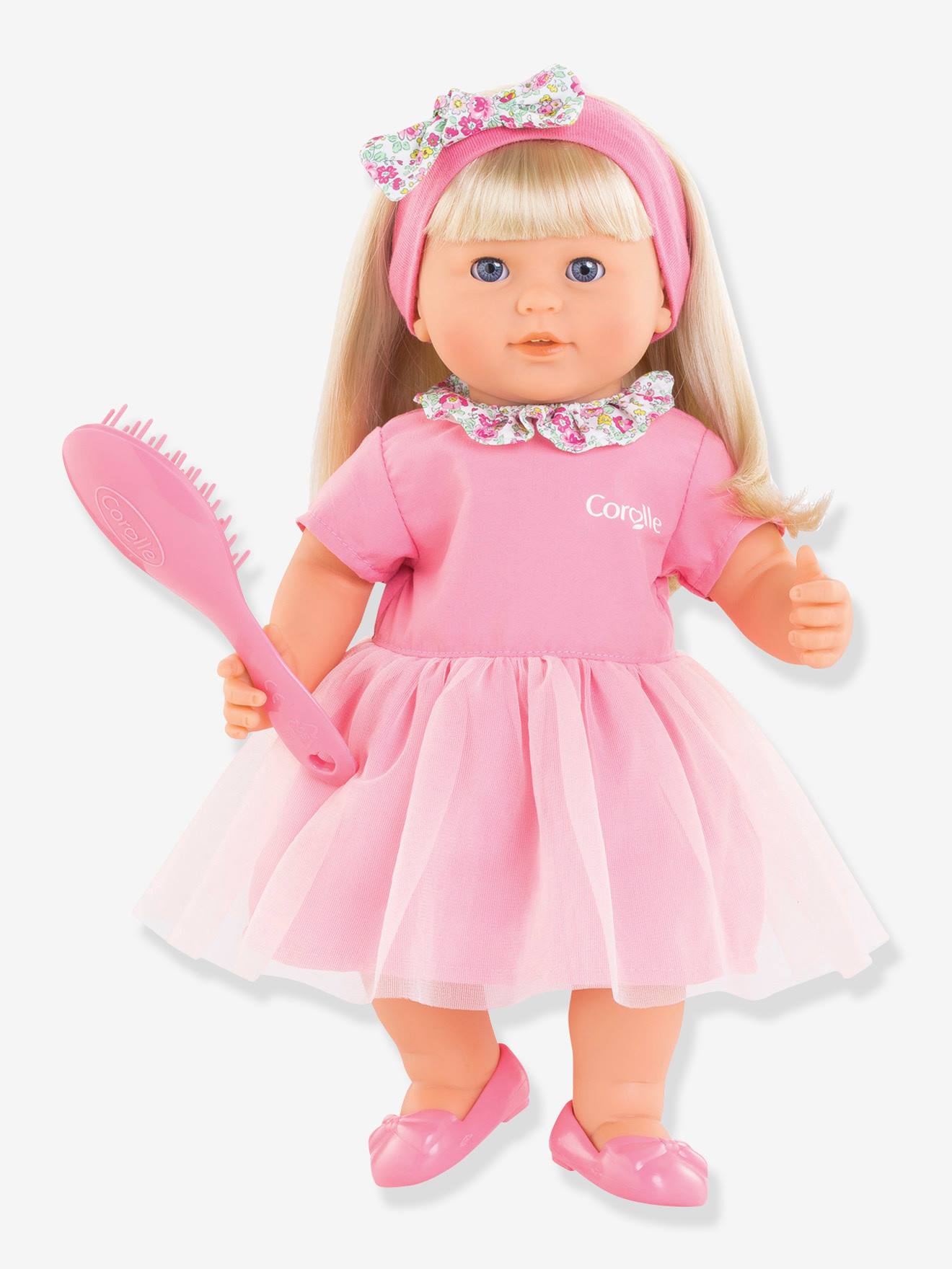 Poupée Bébé Adèle 36 cm COROLLE rose bonbon