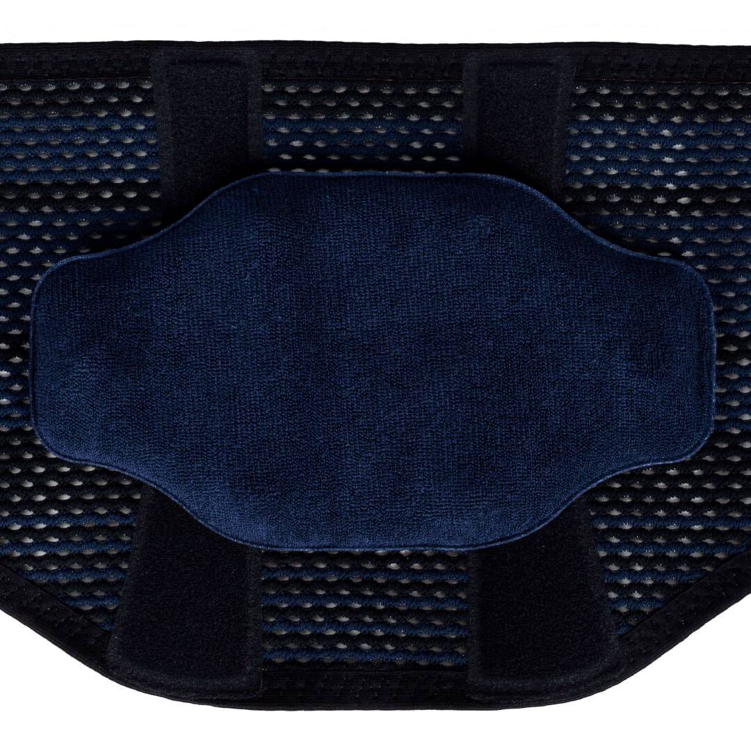 Sports Back Support Rückenbandage - Schwarz, Dunkelblau