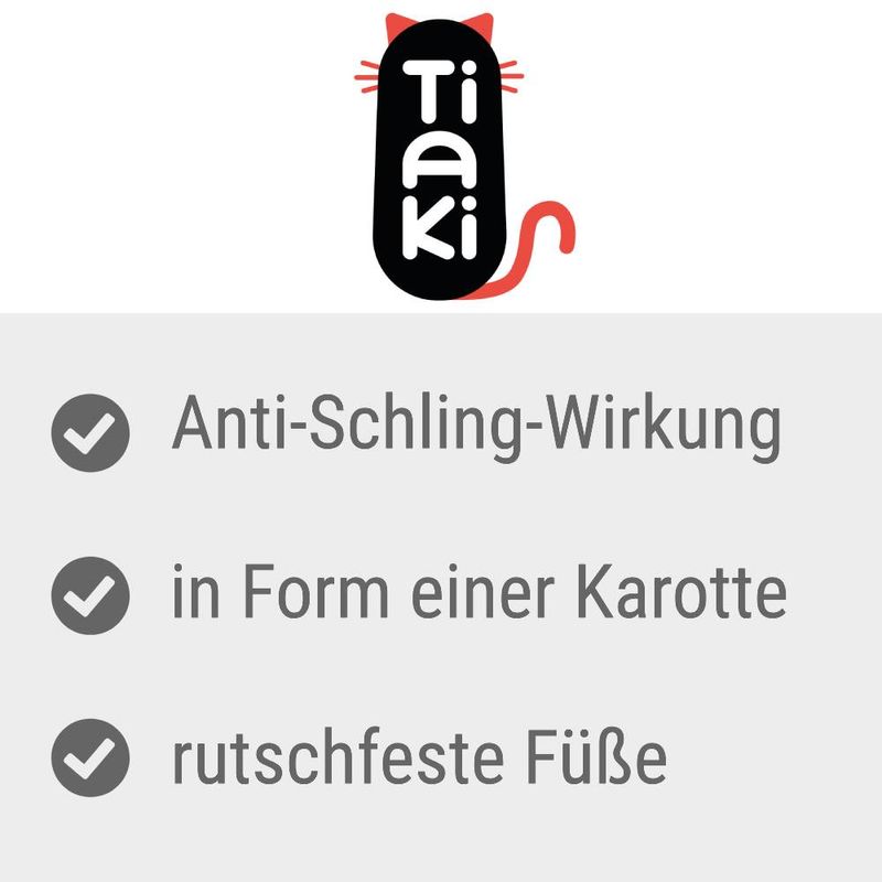TIAKI Anti-Schling-Napf Karotte zu TOP-Preisen