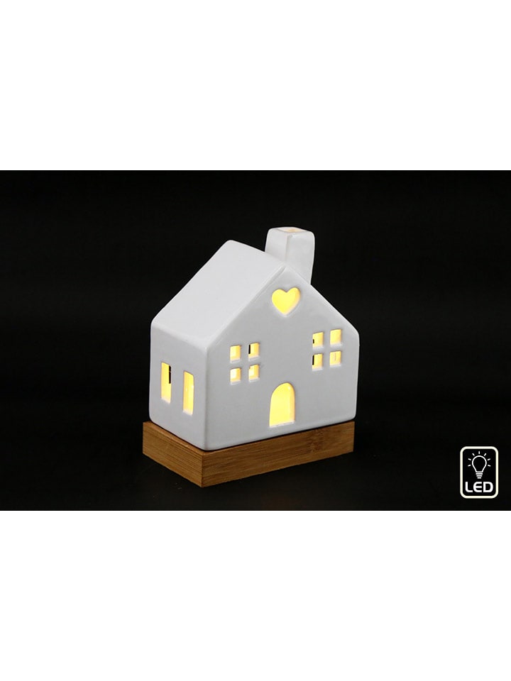 SiL Interiors LED-Dekoleuchte ''House'' in Weiß - (B)11,5 x (H)14 x (T)6,5 cm günstig kaufen onesize