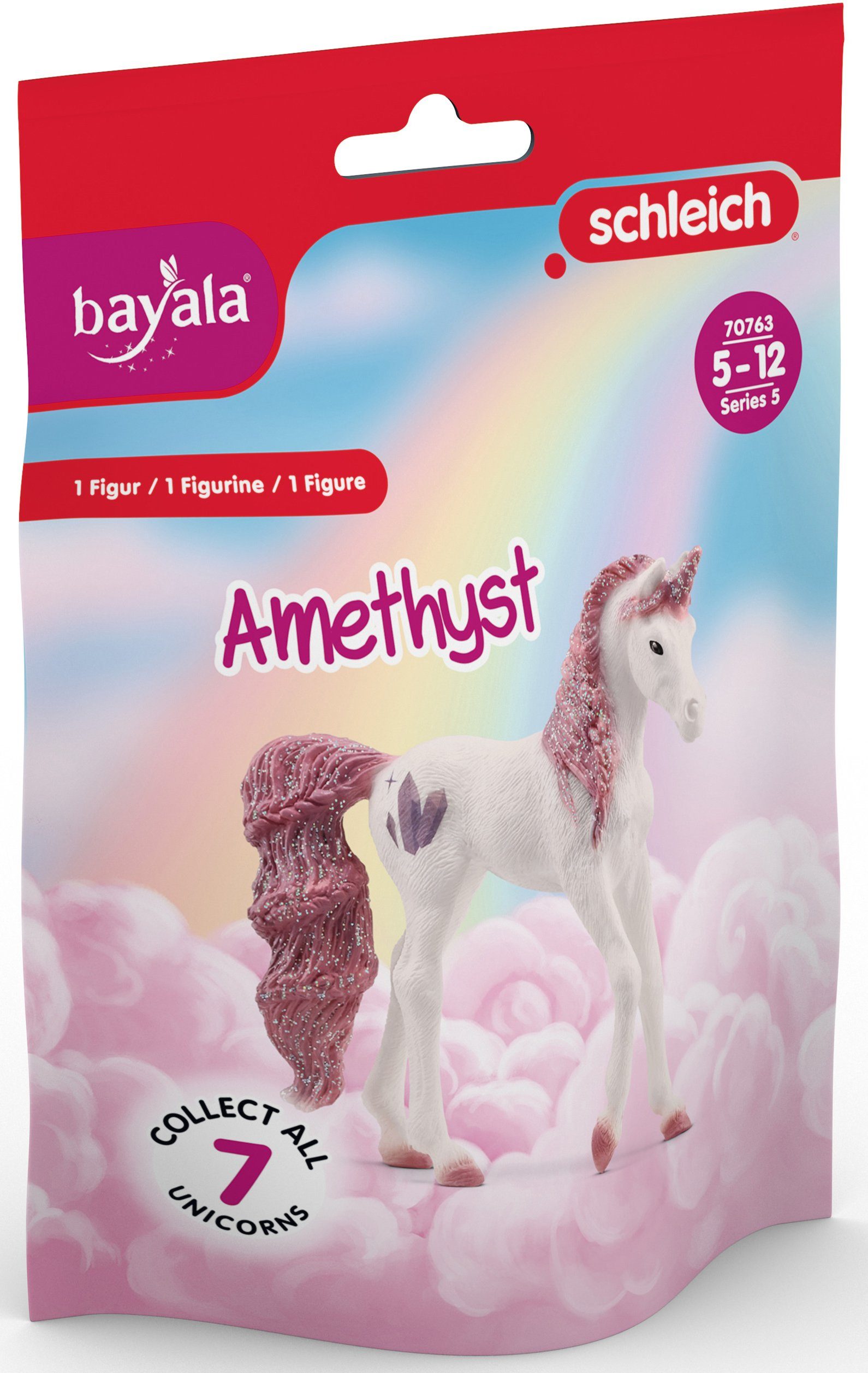 Schleich® Spielfigur BAYALA®, Sammeleinhorn Amethyst (70763)