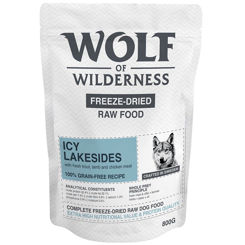 Wolf of Wilderness 'Icy Lakesides' Lamm, Forelle & Huhn