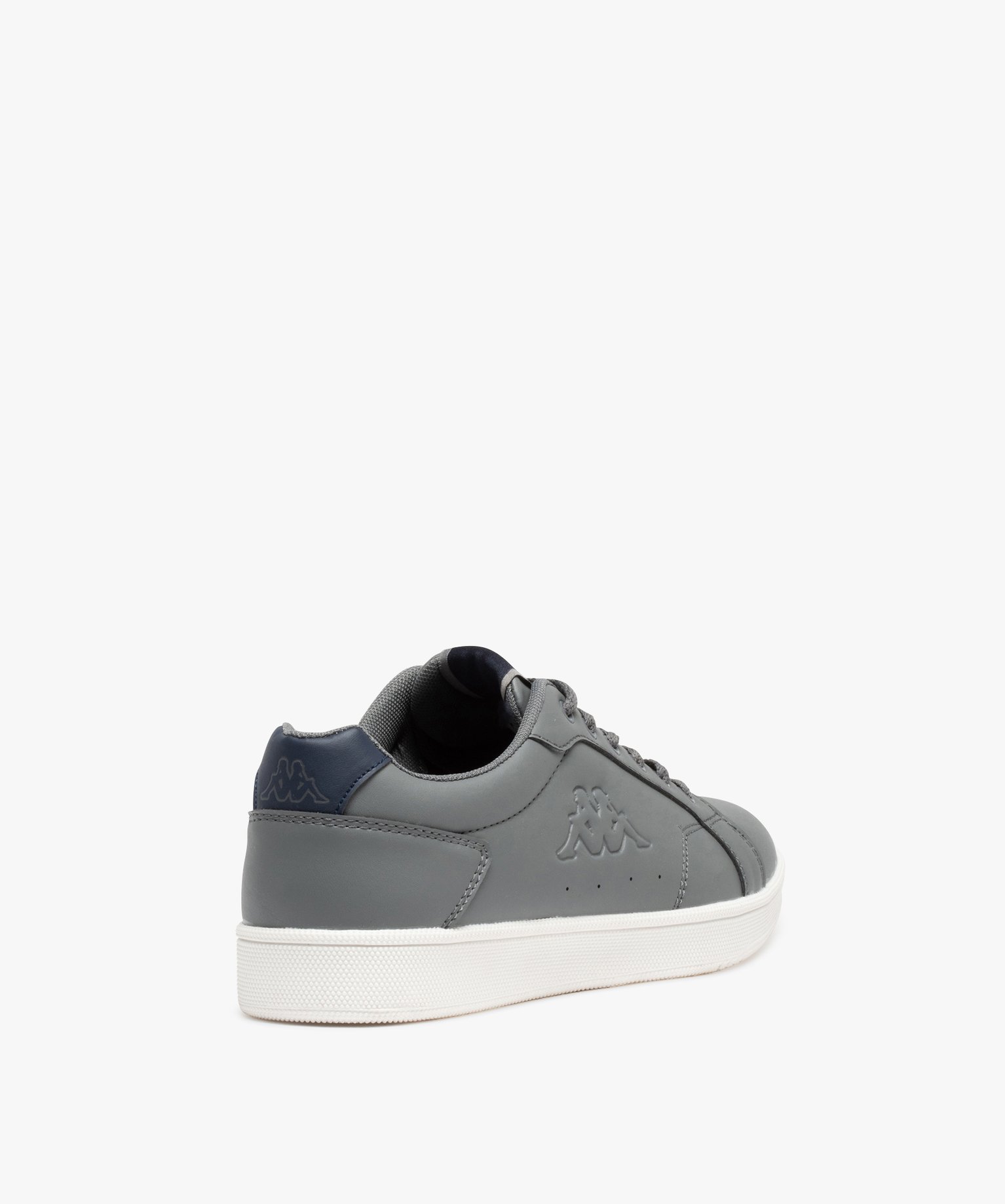 Baskets homme unies à lacets – Kappa gris | GEMO