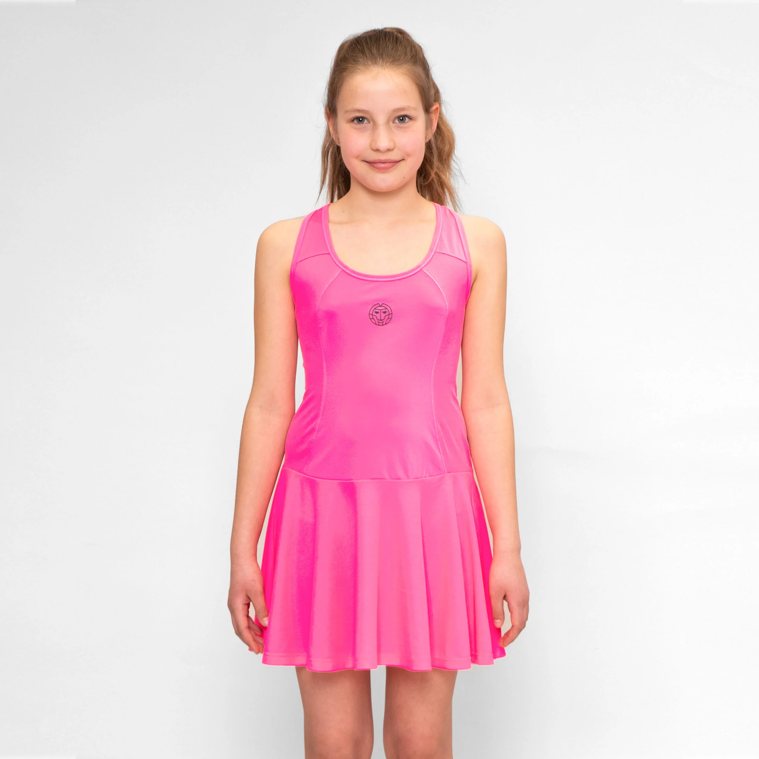Crew Kleid Mädchen - Pink