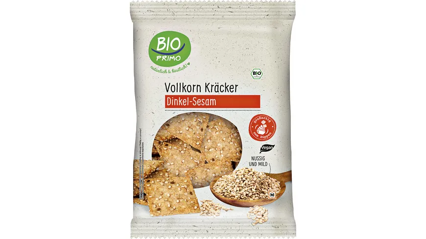 BIO PRIMO Bio Dinkel-Kräcker Sesam 175 g