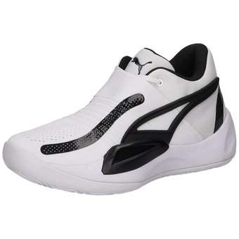 PUMA Rise Nitro Basketball in weiß