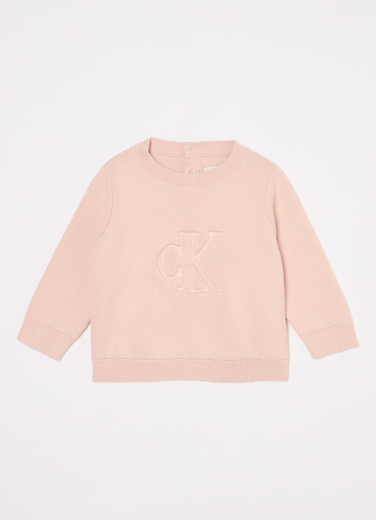 Pulover cu logo Calvin Klein