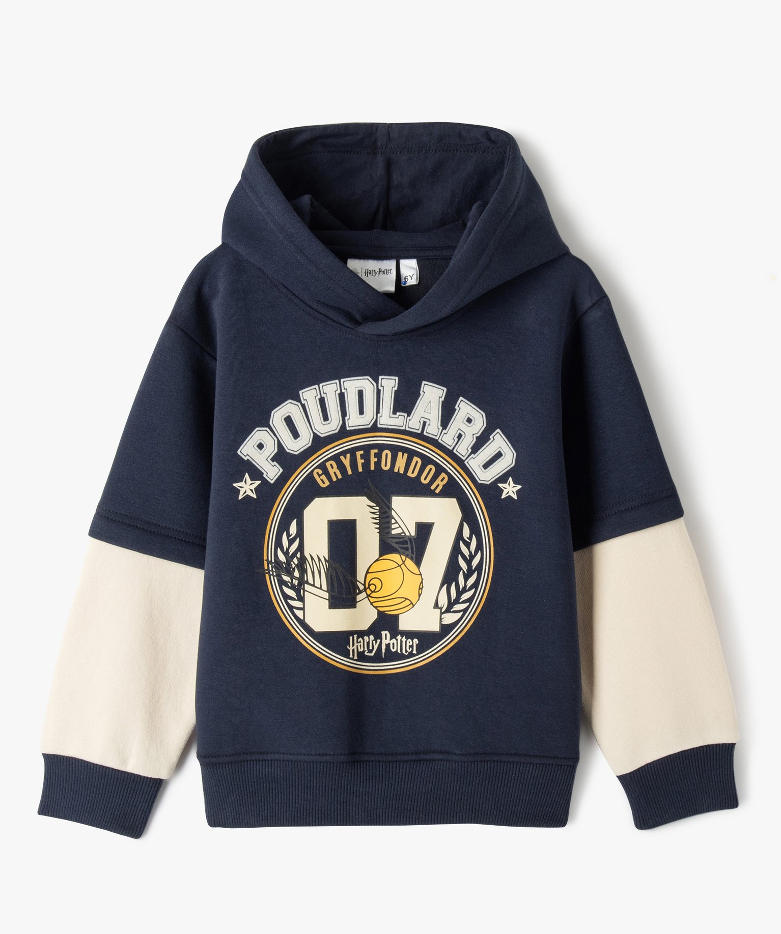 Sweat à capuche avec motif Gryffondor Garçon - Harry Potter marine | GEMO
