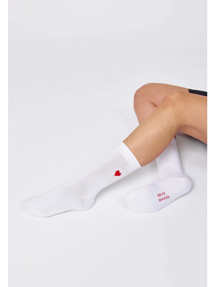 SNOCKS Tennissocken aus Bio-Baumwolle 2 Paar in Mix (Love) günstig kaufen 43-46