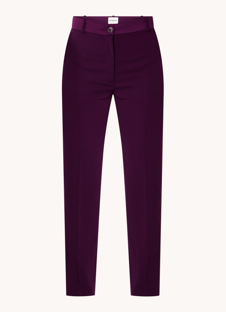 Pantaloni cu talie înaltă și buzunare laterale, de la Claudie Pierlot Parfum.