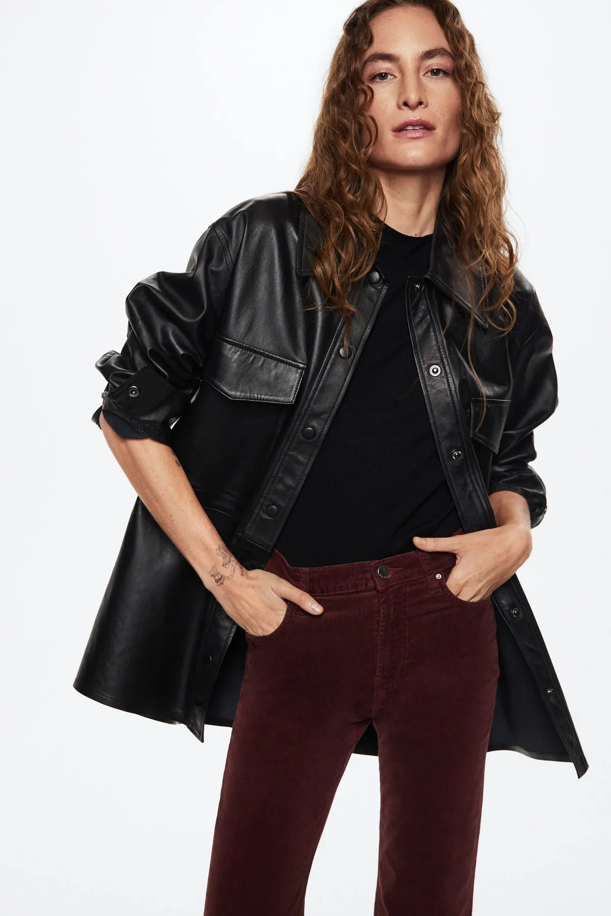 MANGO  37008254 Jeans Burgund