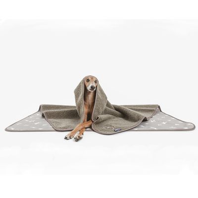 Nomad Tales Blush wasserfeste Kuscheldecke Taupe