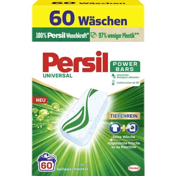 Universal Power Bars Vollwaschmittel 60 WL