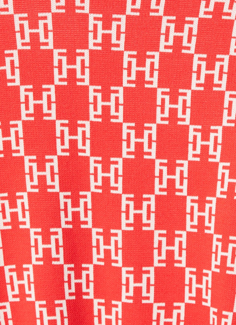 Fifth House Adela fine knit top with logo print