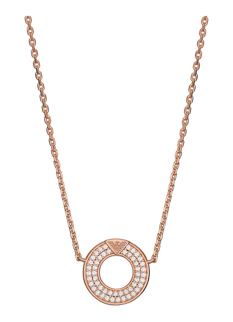 Emporio Armani Sterling silver necklace with cubic zirconia EG3588221