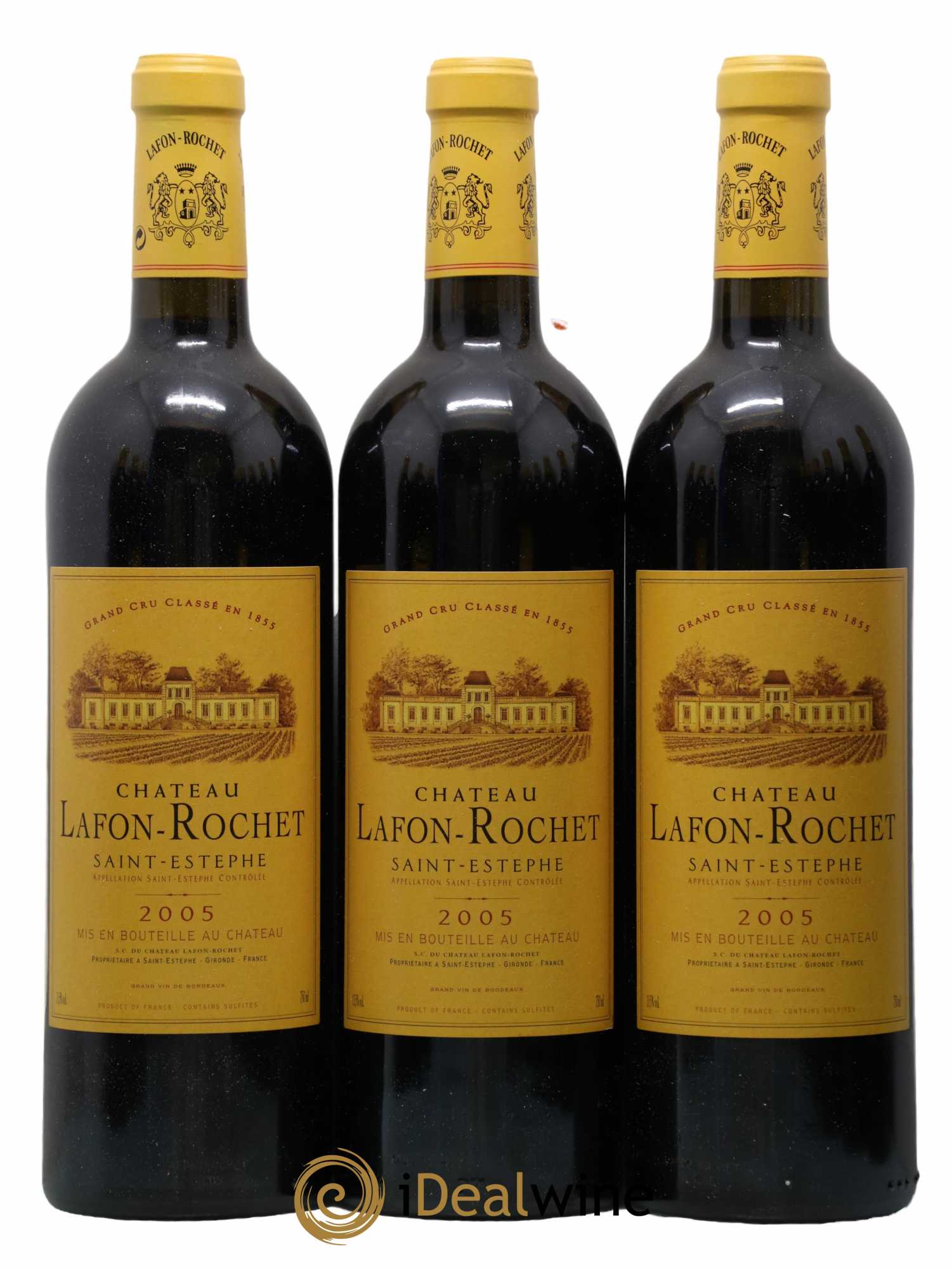 Château Lafon Rochet 4ème Grand Cru Classé  2005 - Lot de 12 Bouteilles