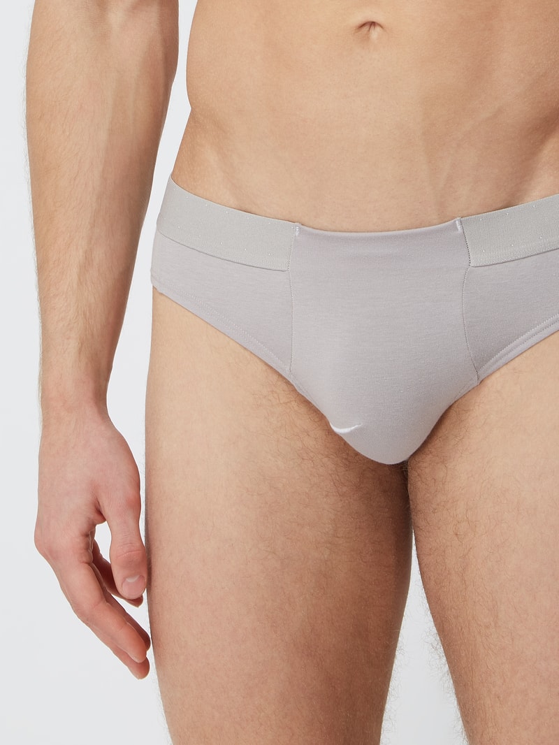 Slip mit Stretch-Anteil im 2er-Pack Modell 'The Superhero' in stein