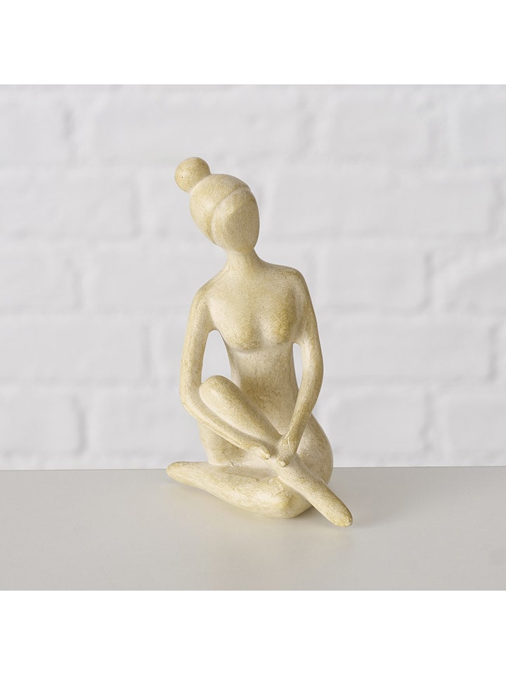 Boltze Dekofigur ''Yoga'' in Beige - (B)7 x (H)10 x (T)5,5 cm (Überraschungsprodukt) günstig kaufen onesize