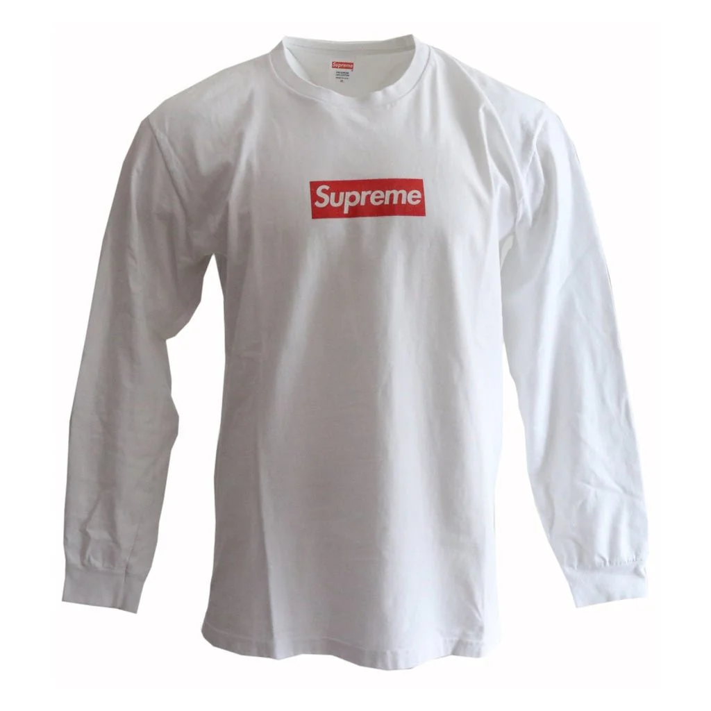 Red on White Box Logo F&F Longsleve