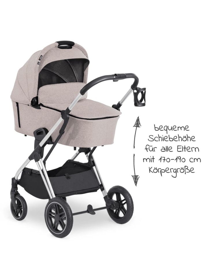 Hauck Kombi-Kinderwagen Vision X Duoset Black (Sportwagen in schwarz,beige günstig kaufen onesize